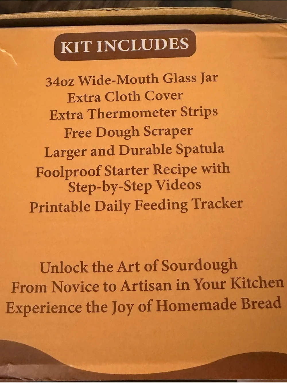 Sourdough starter kit